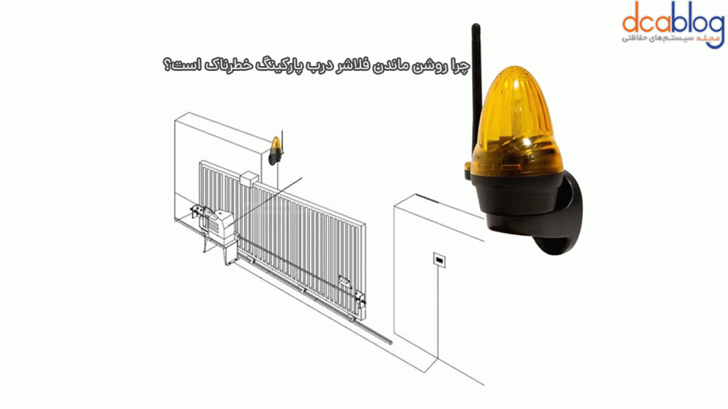 فلاشر چشمک زن جک درب اتوماتیک